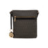 Borsa a tracolla nera da donna con zip e monogramma Carrera Audrey, Brand, SKU b513001002, Immagine 0